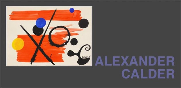 Invitation to Works on Paper Alexander Calder