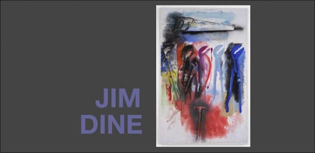Invitation to Works on Paper Jim Dine