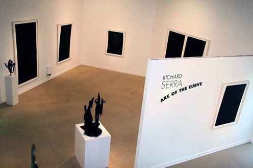 Richard Serra Arc of the Curve exhibition installation