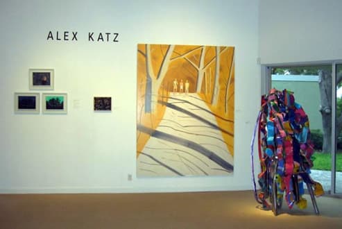Alex Katz exhibition installation