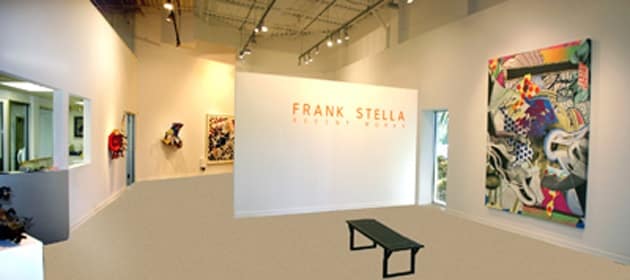 Frank Stella exhibition installation