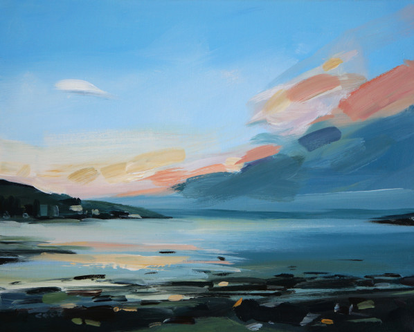 Colin Cook, Lochranza at dusk - Arran