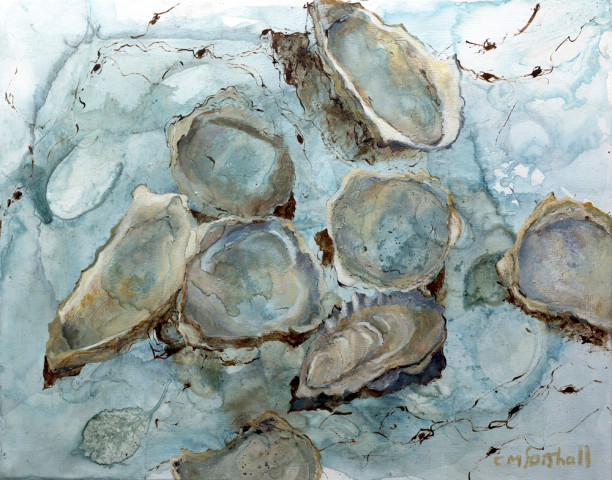 Catherine Forshall, Oysters, Incoming Tide, 2020