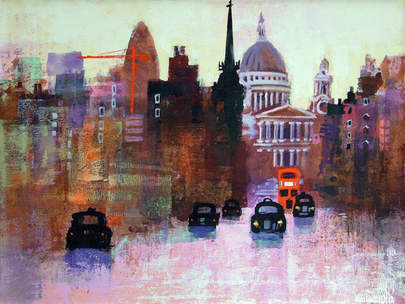 Colin Ruffell, St Paul's and Taxis. A3+