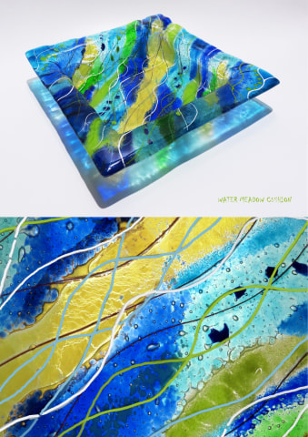 Teresa Chlapowski, Water Meadow Cushion 2