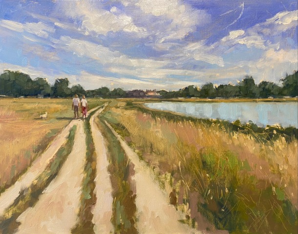 Jennifer Greenland, Morning Dog walk, Wimbledon Common