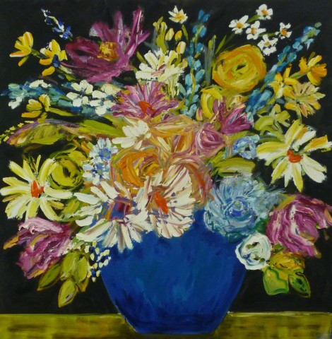 Penny Rees, Royal Blue Vase