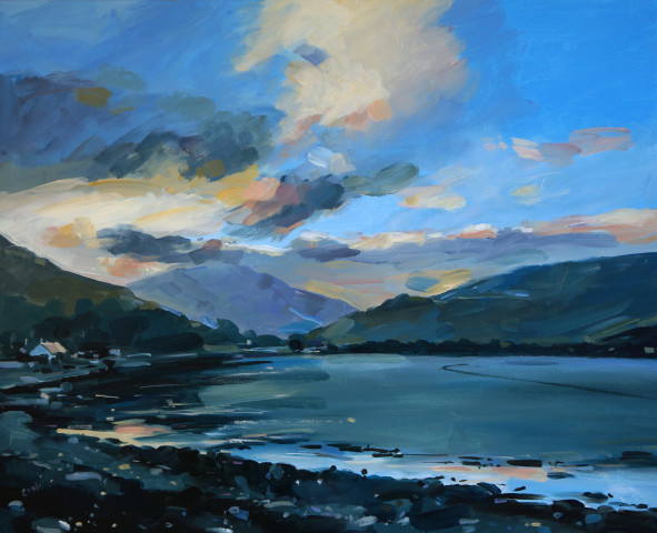 Colin Cook, The bay at Lochranza Arran