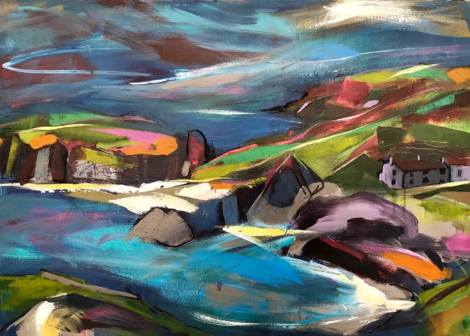 Ria Poole, Summer Evening, Kynance Cove