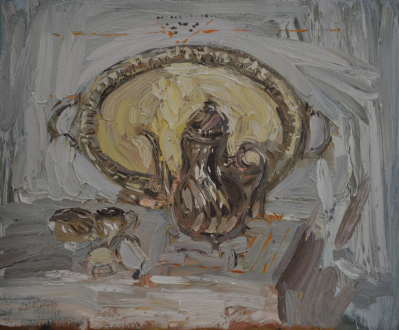 Richard Colson, Danish Silver Jug and Tray