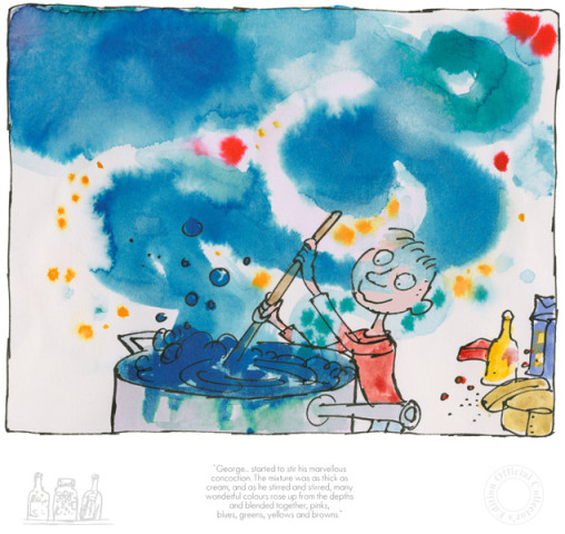 Quentin Blake/Roald Dahl, NEW - George started to stir his marvellous concoction