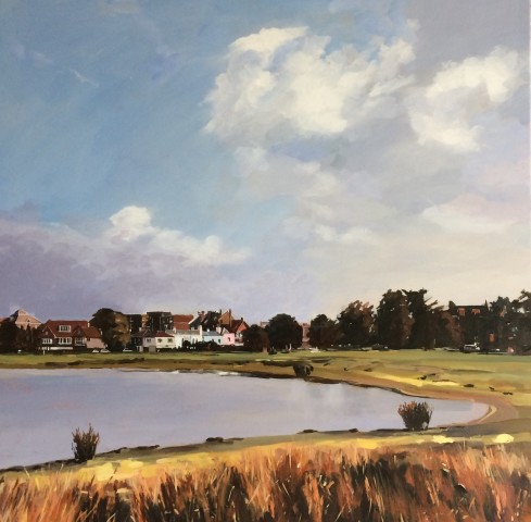Colin Cook, Wimbledon Village from the Common