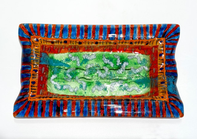 Teresa Chlapowski, Scarf Cushion Bowl
