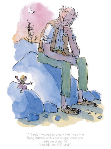 Quentin Blake/Roald Dahl, SOLD OUT Could you make me dream it