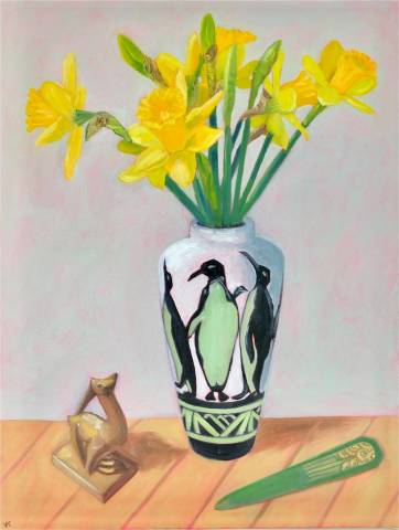 John Klein, Art Deco Daffodils, 2020