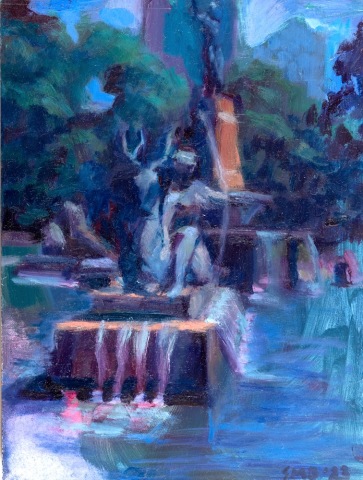 Sue MacLeod-Beere, The Gift-Archibald Fountain, 2023
