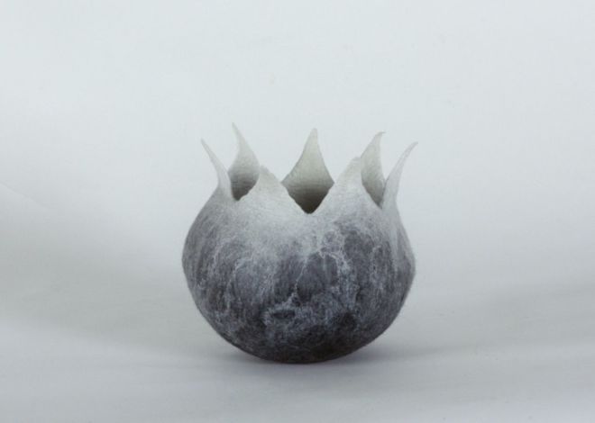 Denise Lithgow, Black/White Flower Pod