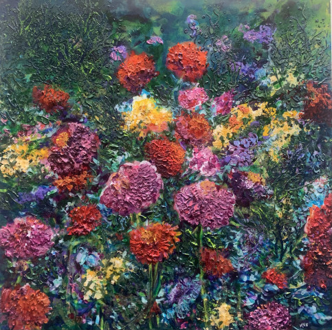 Melony Smirniotis, Edge of Floral Lush Textures & Light, 2021