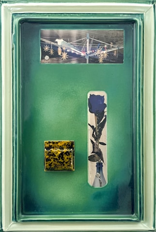 Monika Grabuschnigg, Single Fridge (Fairy Lights), 2025