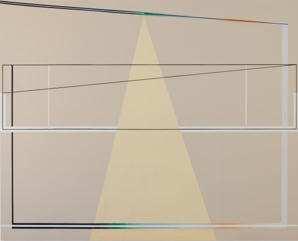Sarah Almehairi, Off Centered Peak, 2024