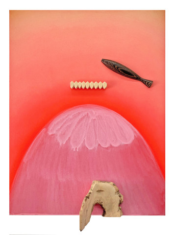 Edgar Orlaineta, Above the Mountain, a Fish, 2020