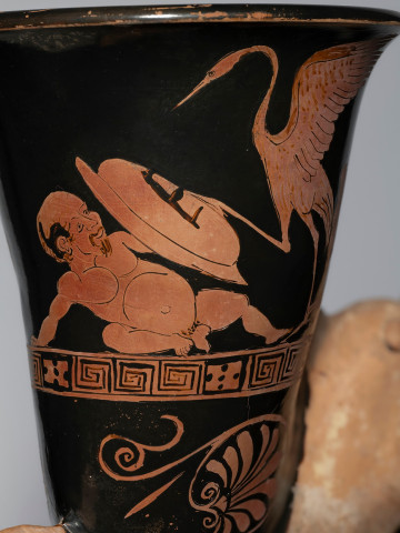 Greek red-figure plastic vase, Athens, c.470-450 BC, attributed to Sotades
