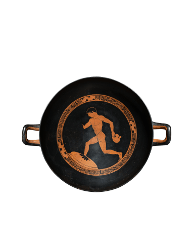 Greek red-figure kylix, Athens, c.480 BC, attributed to the Cage Painter (Dyfri Williams)