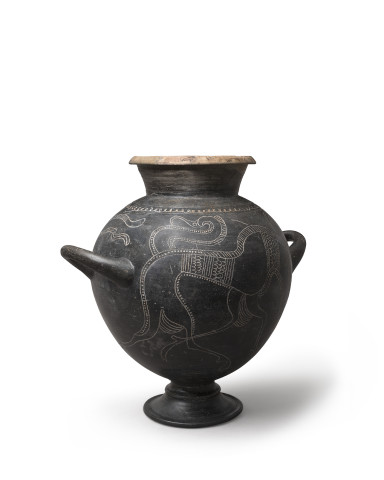 Central Italian stamnos, Probably Faliscan, Capena, c.630-600 BC
