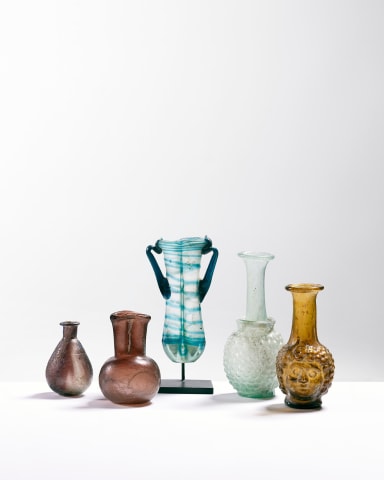 87. Roman balsamarium, Eastern Mediterranean, 3rd-4th century AD