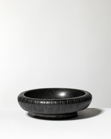 36. Greek black-glaze dish, 4th century BC