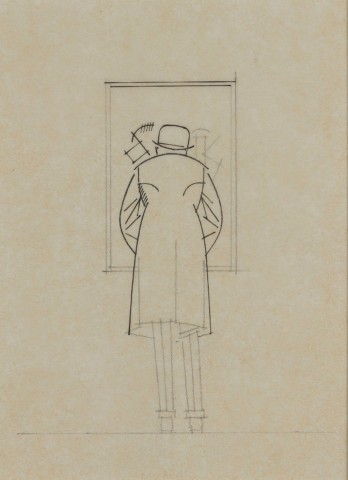 Bernard Boutet de Monvel, Luc in front of a painting by Jean Metzinger, 1920