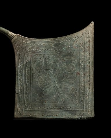 Greek 'plate' fibula, Geometric Period, Peloponnese, 8th century BC