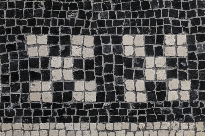 Roman monochrome mosaics, c.2nd century AD