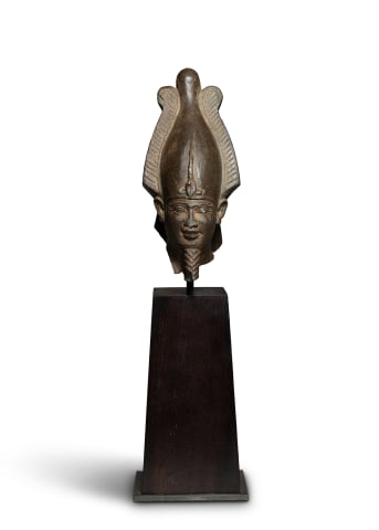 Egyptian head of Osiris, Late Dynastic Period, 26th Dynasty, c.664-525 BC