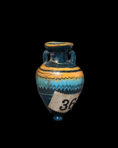 167. Greek core-form amphoriskos, Eastern Mediterranean, late 6th-early 5th century BC