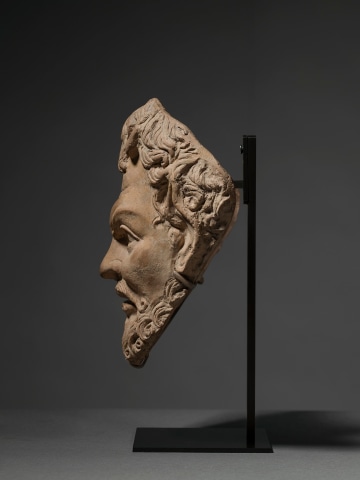 Greek mask of Pan, Hellenistic, c.3rd-1st century BC