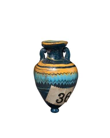 167. Greek core-form amphoriskos, Eastern Mediterranean, late 6th-early 5th century BC