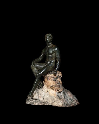 Roman seated Mercury, 1st century AD