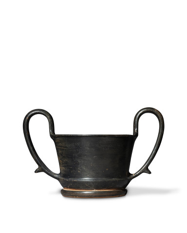 Greek black-glaze kantharos, Boeotia, c.450 BC