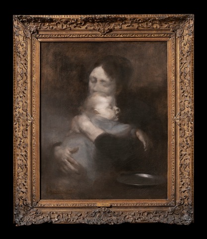 Eugène Carrière, L'enfant malade, 1888