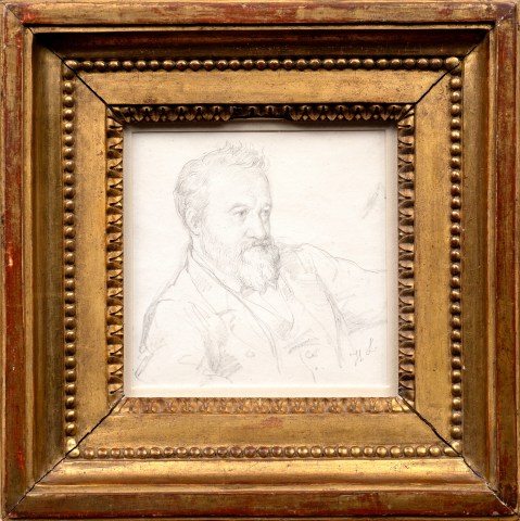 Héloïse Suzanne Colin, 15. Portrait of the Artist's Father, Alexandre-Marie Colin (1798–1875), 1863