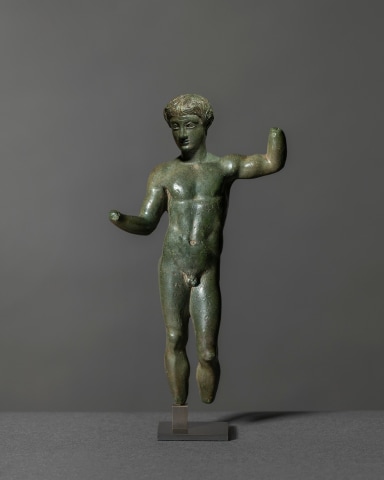 Greek statuette of a youth, Thessaly, c.420 BC