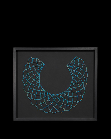 Egyptian mummy bead collar, Late Dynastic-Ptolemaic Period c.664-30 BC