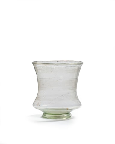 21. Roman carinated beaker with wheel-cut lines, c.1st century AD
