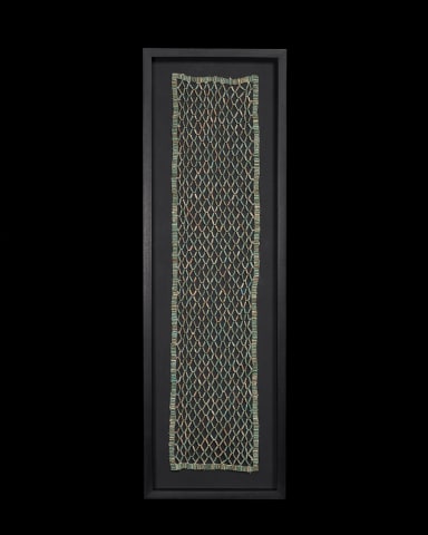Egyptian mummy netting, Late Dynastic-Ptolemaic Period c.664-30 BC