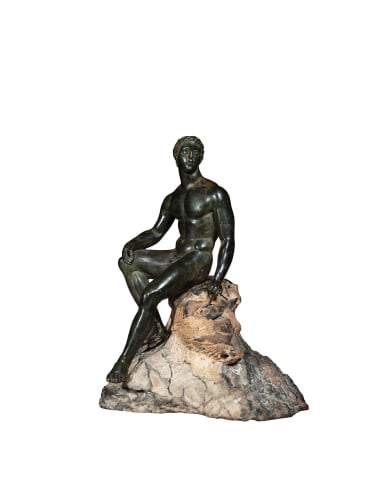 Roman seated Mercury, 1st century AD