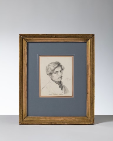 Julius Hübner, 3. Self-Portrait at the Age of 22, 1828