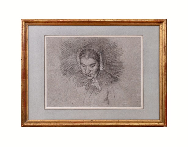 Alexandre-Louis Leloir, 48. Portrait of the artist's mother, Héloïse Suzanne Colin (1819–1873), c.1860s