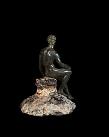 Roman seated Mercury, 1st century AD