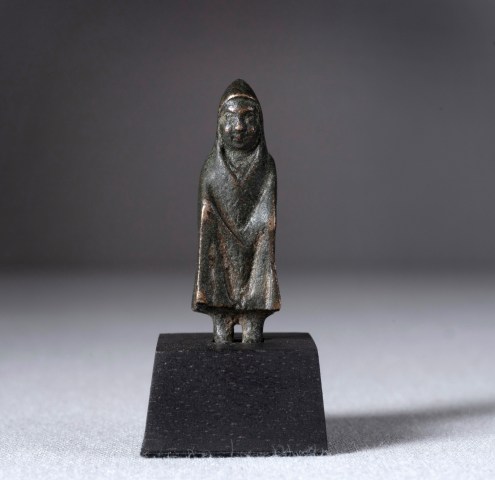 121. Roman statuette of Telesphorus, Asia Minor, 2nd century AD